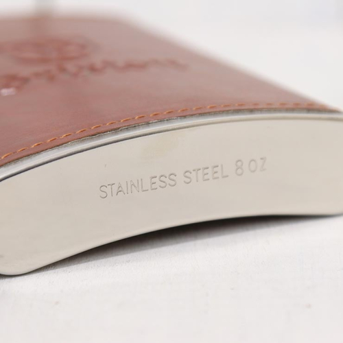 Brixton Flachmann - Main Label Flask Brown