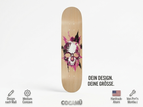 COCAMÜ Custom Skateboard Deck selbst gestalten | Dein Design & Profi-Setup