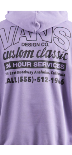 VANS Shop Front Hoodie purple haze