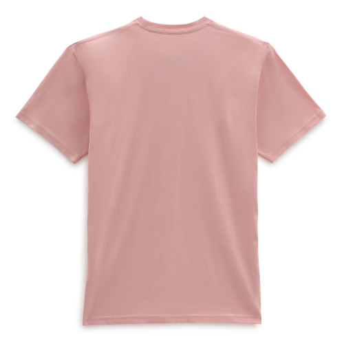 VANS LEFT CHEST LOGO TEE MELLOW ROSE/BLACK