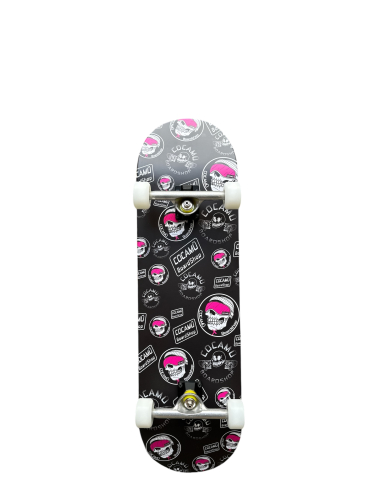 COCAMÜ TeamSticker KomplettSkateBoard mit Cruiser Rollen 9.0