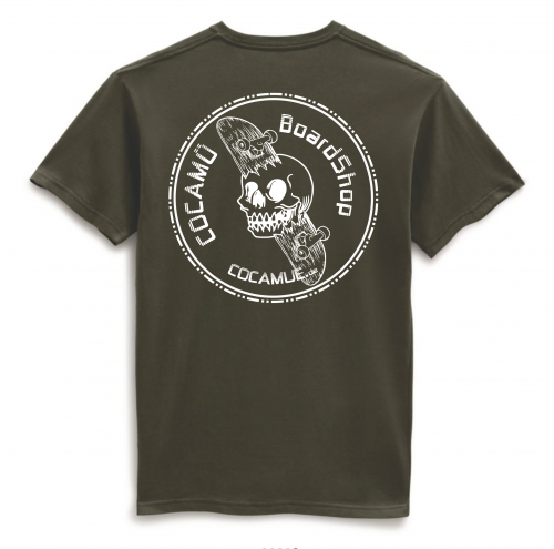 COCAMÜ x VANS MN Left Chest Logo Tee​ olive