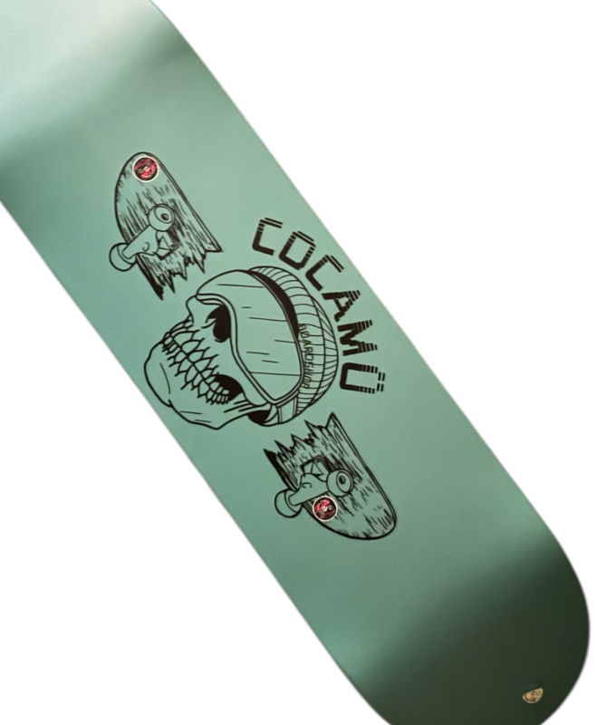 COCAMÜ FlyingLogo Green mit Griptape 8.5