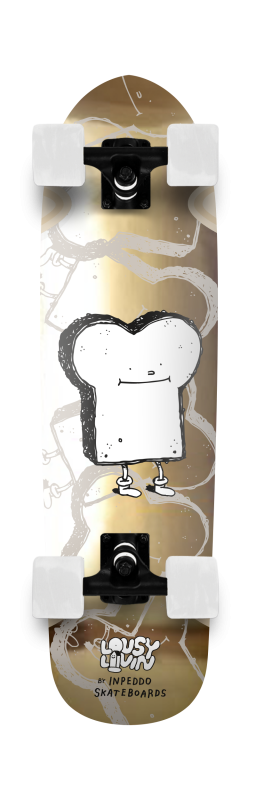 Inpeddo X Lousy Livin, Golden Toast, Cruiser - 28.5"