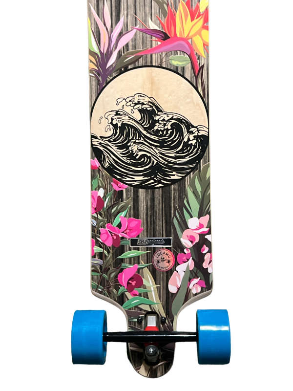DB Longboards Tsunami Tropical Gepimpt Komplett Longboard 36"