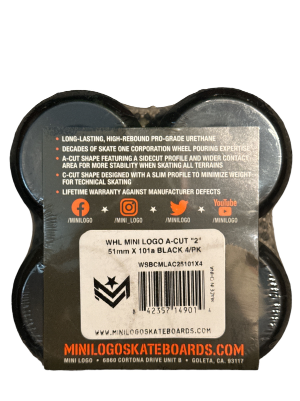 Mini Logo A-Cut Wheels black