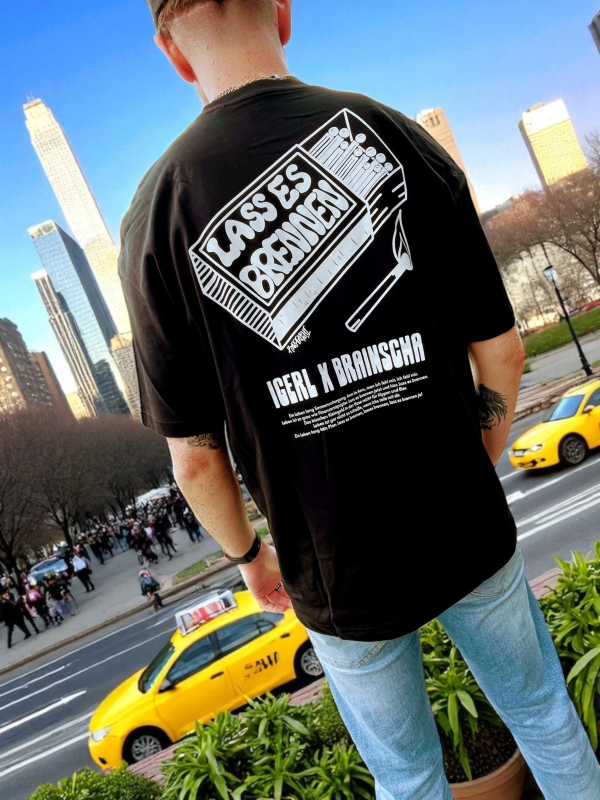IGERL x BRAINSCHA T-Shirt black