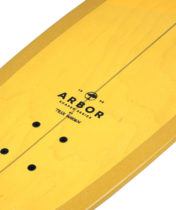 ARBOR Tyler Warren Shaper Surfskateboard mit Carver Achsen