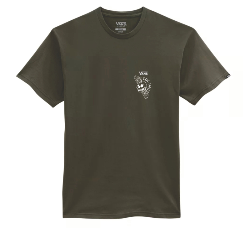 COCAMÜ x VANS MN Left Chest Logo Tee​ olive