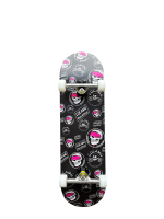 COCAMÜ TeamSticker KomplettSkateBoard mit Cruiser Rollen 9.0